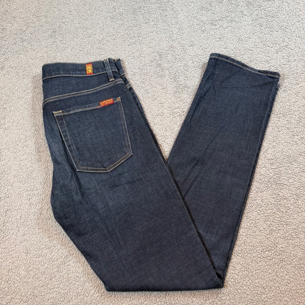 7 For All Mankind Slimmy Mens Dark Wash Series 7 Denim Jeans AT511204P Size 31